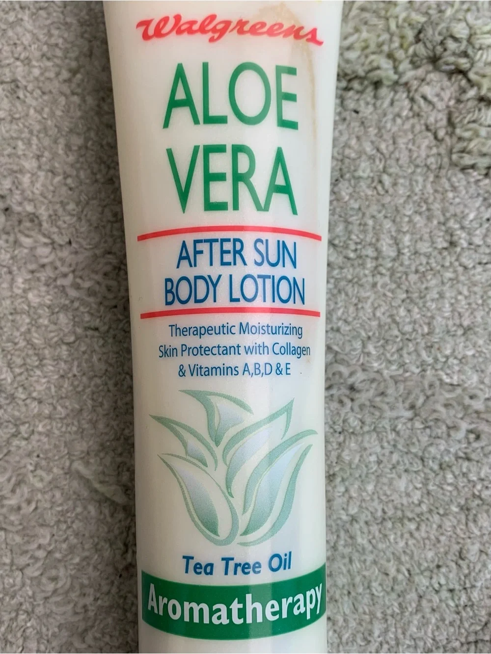 Walgreens Aloe Vera After Sun Body Lotion with Tea Tree Oil